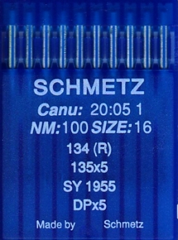Иглы для промышленных машин Schmetz DPx5 №100