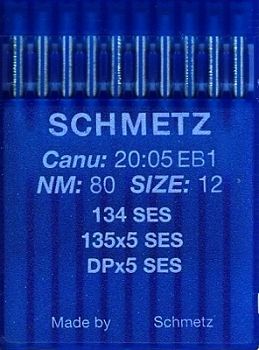 Иглы для промышленных машин Schmetz DPx5 SES №80