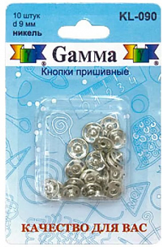 Кнопки Gamma KL-090 никель