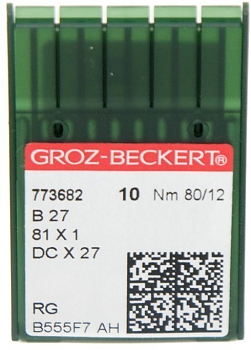 Иглы для промышленных машин Groz-Beckert DCх27 №80